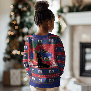Ayiti Jwaye Nwel Kid Ugly Christmas Sweater Haiti Merry Christmas - African Pride