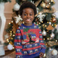 Ayiti Jwaye Nwel Kid Ugly Christmas Sweater Haiti Merry Christmas - African Pride