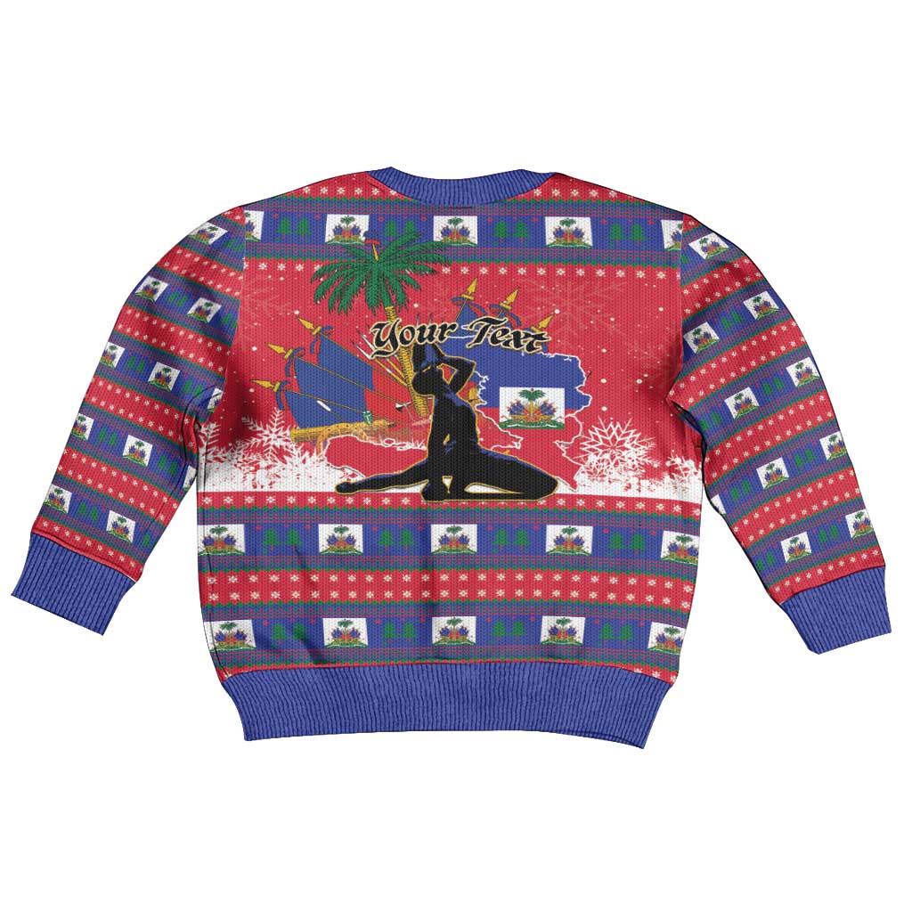 Ayiti Jwaye Nwel Kid Ugly Christmas Sweater Haiti Merry Christmas - African Pride