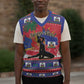 Ayiti Jwaye Nwel Christmas Knitted V-Neck Vest Haiti Merry Christmas - African Pride