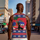 Personalized Ayiti Jwaye Nwel Men Tank Top Haiti Merry Christmas - African Pride
