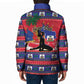 Personalized Ayiti Jwaye Nwel Padded Jacket Haiti Merry Christmas