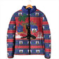 Personalized Ayiti Jwaye Nwel Padded Jacket Haiti Merry Christmas