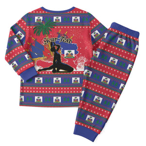 Ayiti Jwaye Nwel Christmas Pajama Set Haiti Merry Christmas - African Pride