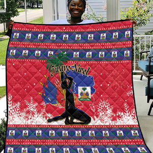Ayiti Jwaye Nwel Quilt Haiti Merry Christmas - African Pride