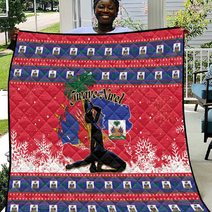 Ayiti Jwaye Nwel Quilt Haiti Merry Christmas - African Pride