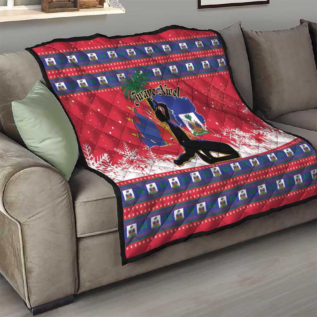 Ayiti Jwaye Nwel Quilt Haiti Merry Christmas - African Pride