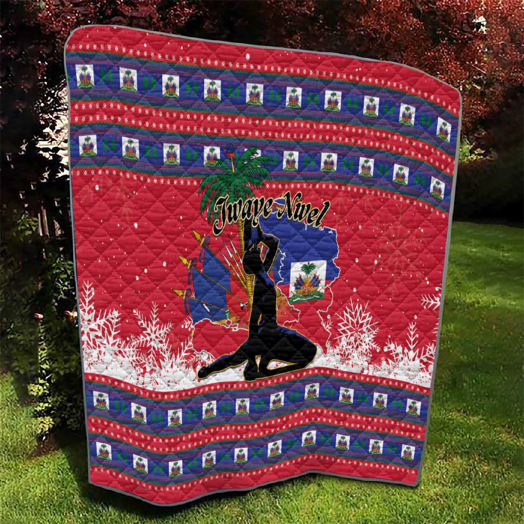 Ayiti Jwaye Nwel Quilt Haiti Merry Christmas - African Pride