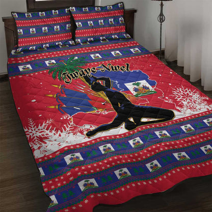 Ayiti Jwaye Nwel Quilt Bed Set Haiti Merry Christmas - African Pride