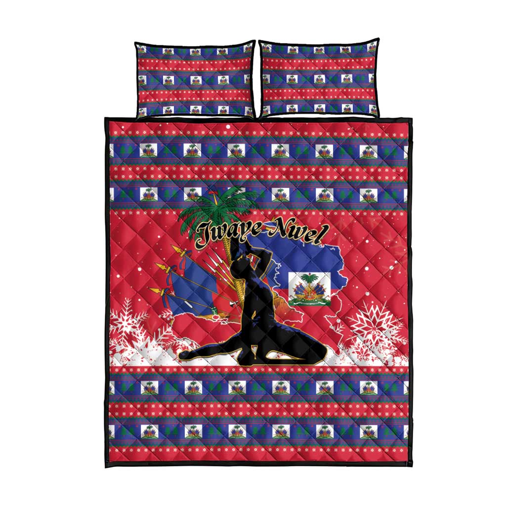 Ayiti Jwaye Nwel Quilt Bed Set Haiti Merry Christmas - African Pride