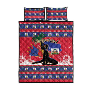 Ayiti Jwaye Nwel Quilt Bed Set Haiti Merry Christmas - African Pride