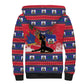 Personalized Ayiti Jwaye Nwel Sherpa Hoodie Haiti Merry Christmas - African Pride