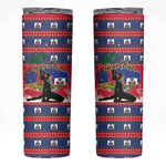 Personalized Ayiti Jwaye Nwel Skinny Tumbler Haiti Merry Christmas - African Pride