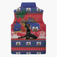 Personalized Ayiti Jwaye Nwel Sleeveless Puffer Jacket Haiti Merry Christmas