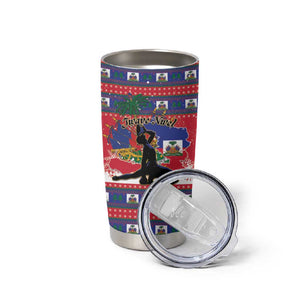 Personalized Ayiti Jwaye Nwel Tumbler Cup Haiti Merry Christmas - African Pride