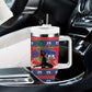 Personalized Ayiti Jwaye Nwel Tumbler With Handle Haiti Merry Christmas - African Pride