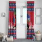 Ayiti Jwaye Nwel Window Curtain Haiti Merry Christmas - African Pride