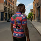 Personalized Ayiti Jwaye Nwel Zipper Polo Shirt Haiti Merry Christmas