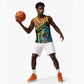 Tanzania Union Day 2024 Basketball Jersey Uhuru na Umoja Giraffe Pattern - African Pride