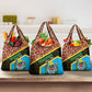 Tanzania Union Day 2024 Grocery Bag Uhuru na Umoja Giraffe Pattern