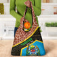 Tanzania Union Day 2024 Grocery Bag Uhuru na Umoja Giraffe Pattern