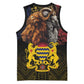 Chad Independence Day 1960 Basketball Jersey Tchad Goat and Lion African Pattern - African Pride
