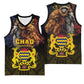 Chad Independence Day 1960 Basketball Jersey Tchad Goat and Lion African Pattern - African Pride