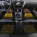 Chad Independence Day 1960 Car Mats Tchad Goat and Lion African Pattern