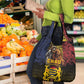 Chad Independence Day 1960 Grocery Bag Tchad Goat and Lion African Pattern
