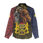Chad Independence Day 1960 Women Casual Shirt Tchad Goat and Lion African Pattern LT01