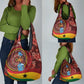Panafest Grocery Bag Ghana Tropical African Pattern