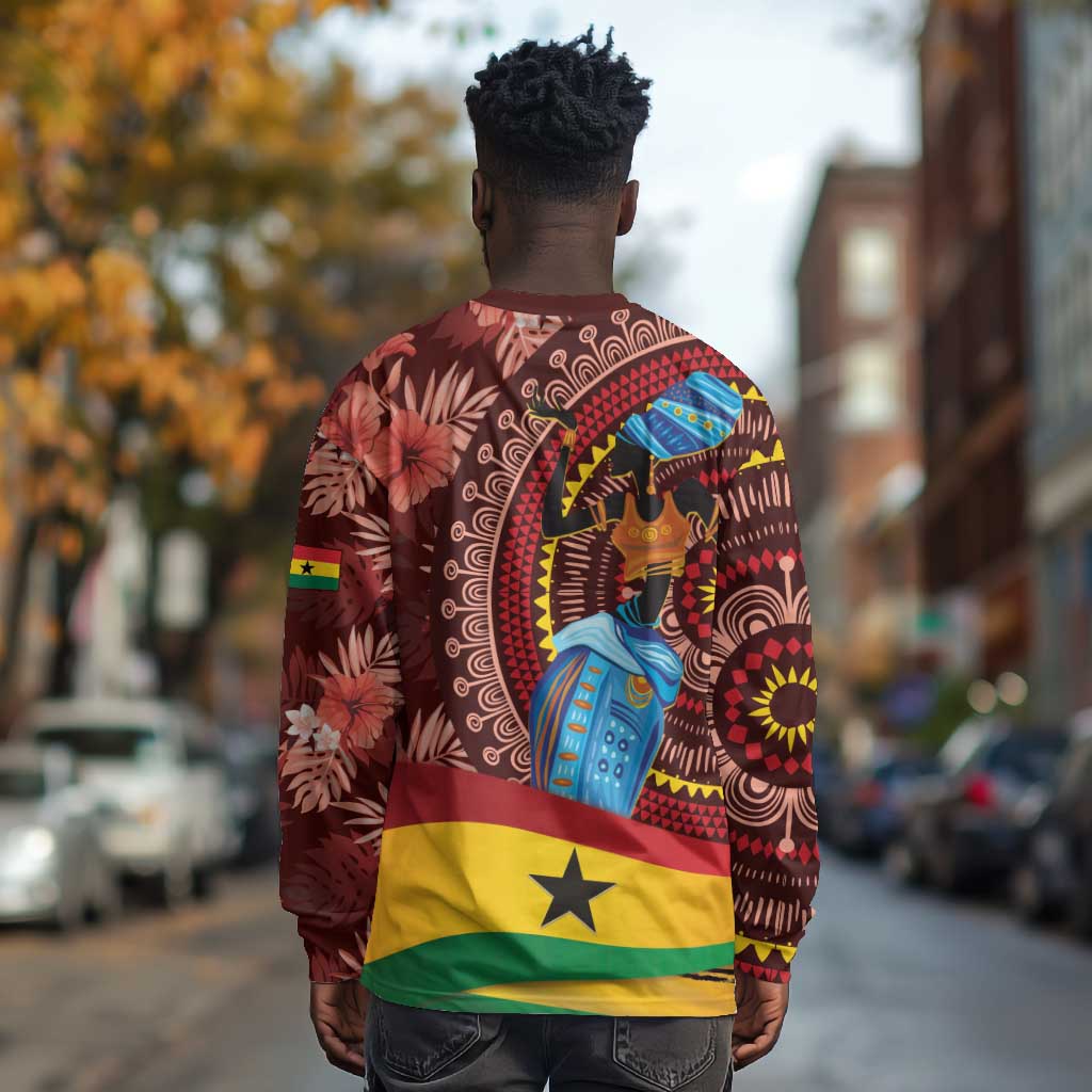 Panafest Long Sleeve Shirt Ghana Tropical African Pattern LT01
