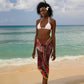 Panafest Sarong Ghana Tropical African Pattern