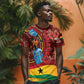 Panafest T shirt Ghana Tropical African Pattern