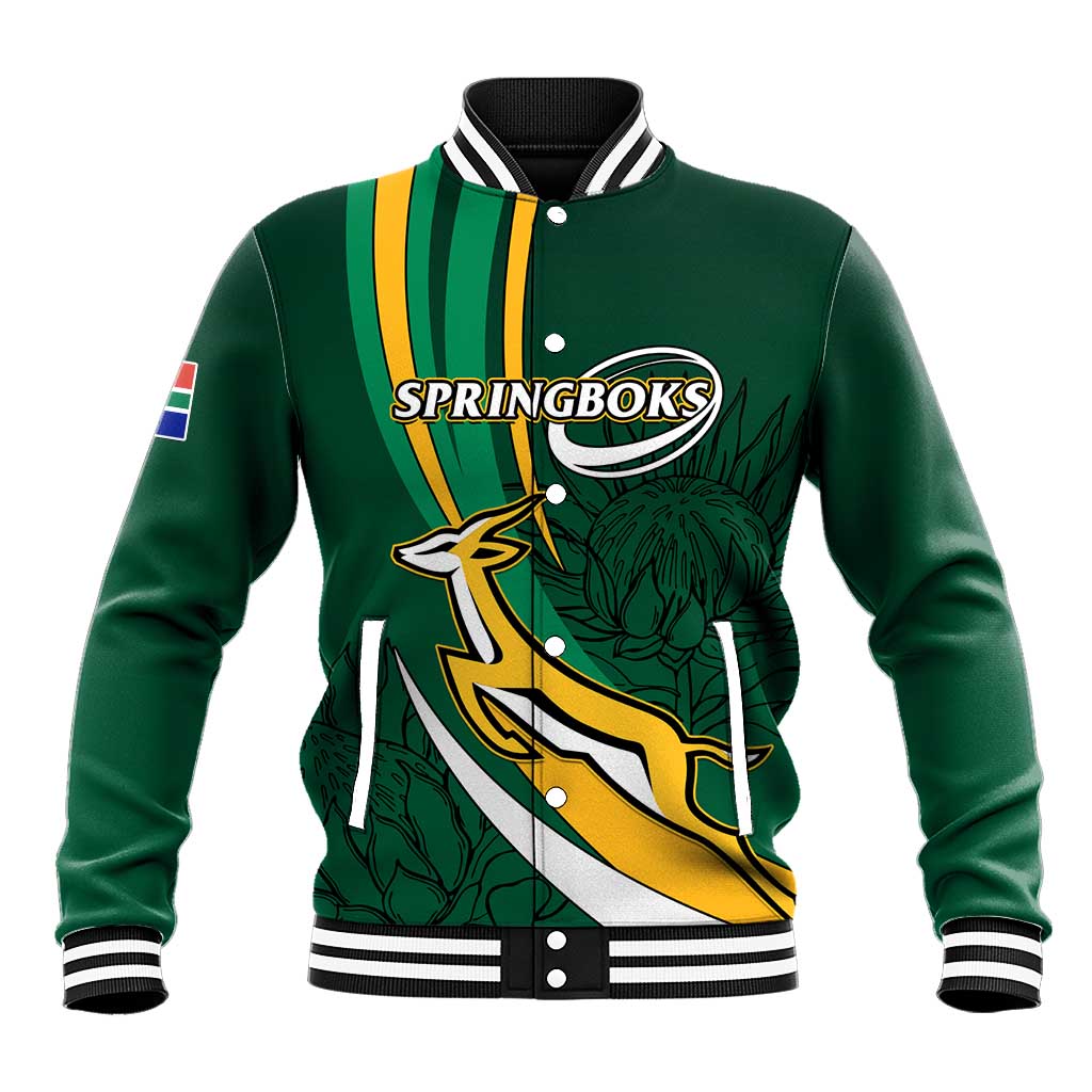 Personalized South Africa Rugby Baseball Jacket - Springboks Go Champions, World Cup LT01