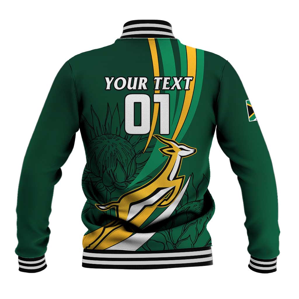Personalized South Africa Rugby Baseball Jacket - Springboks Go Champions, World Cup LT01