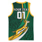 Personalized South Africa Rugby Basketball Jersey - Springboks Go Champions, World Cup LT01