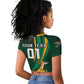 Personalized South Africa Rugby Raglan Cropped T shirt - Springboks Go Champions, World Cup