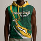 Personalized South Africa Rugby Sleeveless Hoodie - Springboks Go Champions, World Cup - African Pride