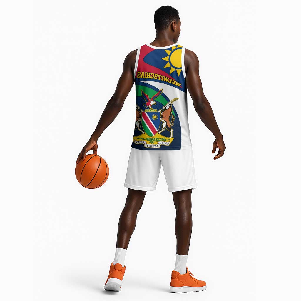 Namibia Rugby Basketball Jersey - Welwitschias Go World Cup - African Pride