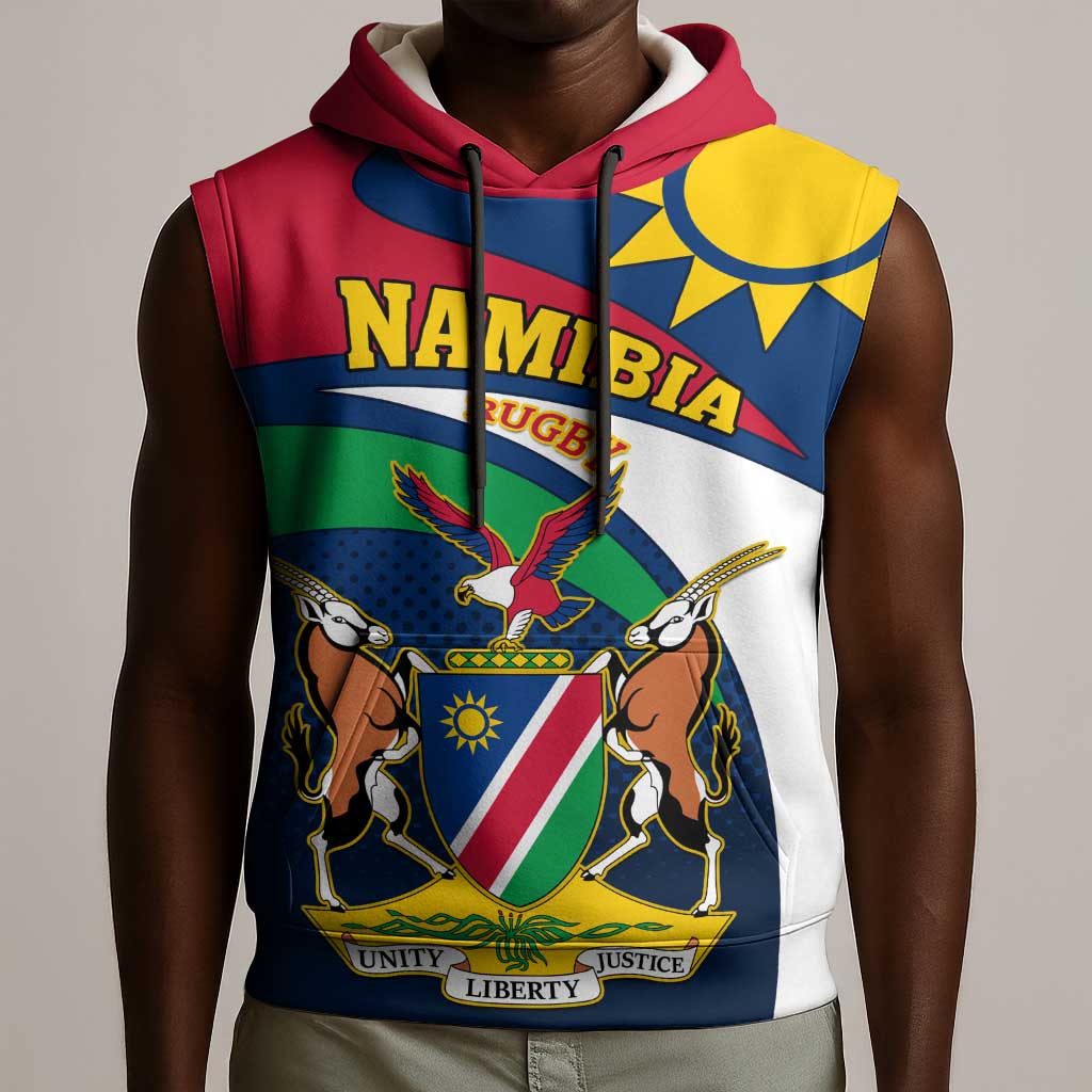 Namibia Rugby Sleeveless Hoodie - Welwitschias Go World Cup - African Pride