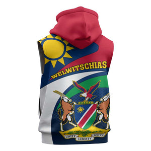 Namibia Rugby Sleeveless Zip Hoodie - Welwitschias Go World Cup - African Pride