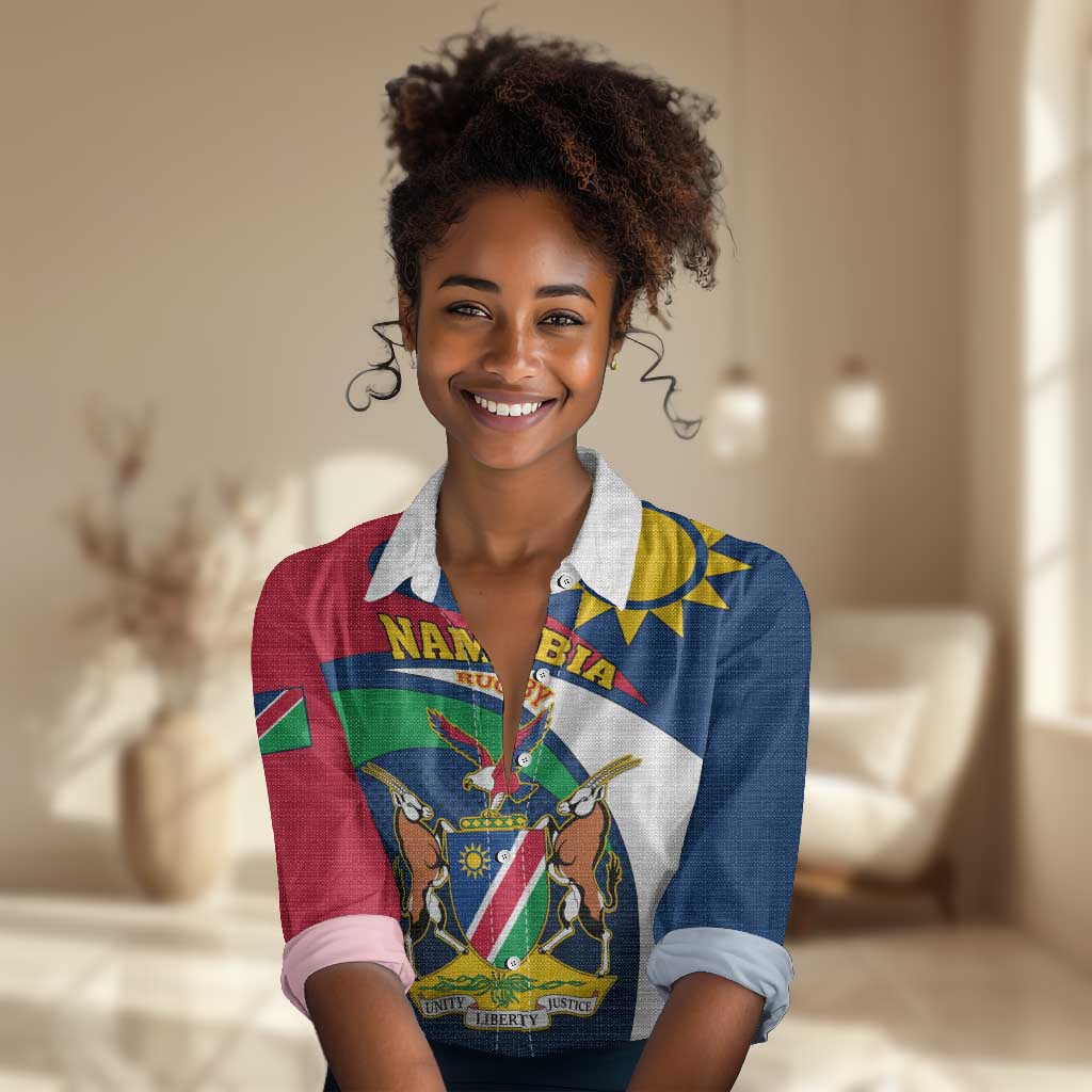 Namibia Rugby Women Casual Shirt - Welwitschias Go World Cup LT01