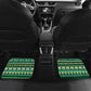 Nigeria Christmas Car Mats Eagle Santa - African Pattern