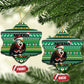 Nigeria Christmas Ceramic Ornament Eagle Santa African Pattern