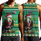Nigeria Christmas Men Tank Top Eagle Santa - African Pattern