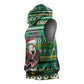 Nigeria Christmas Sleeveless Hoodie Eagle Santa - African Pattern - African Pride