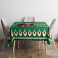 Nigeria Christmas Tablecloth Eagle Santa - African Pattern