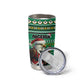 Nigeria Christmas Tumbler Cup Eagle Santa - African Pattern