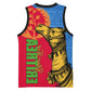 Eritrea Independence Day 2024 Basketball Jersey Eritrean Camel African Pattern - African Pride